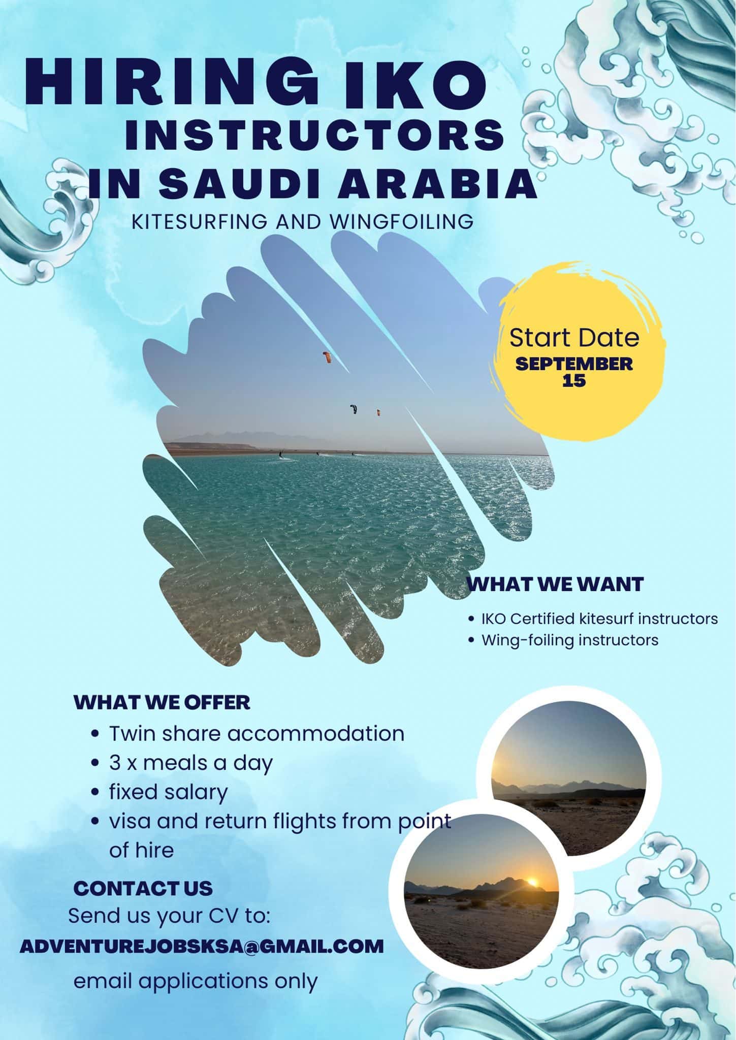 Kitesurfing Instructor Position Available