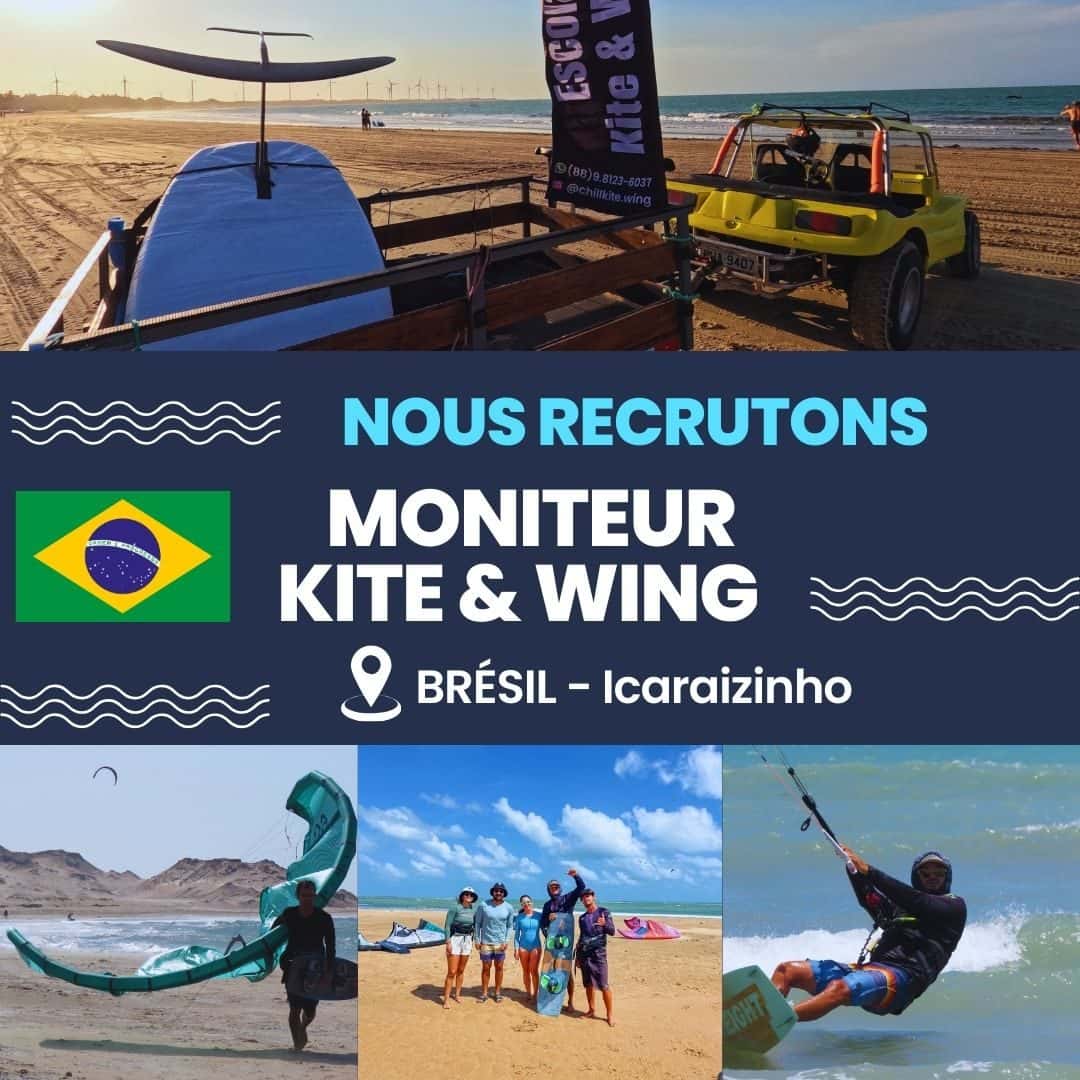 RECRUTEMENT – MONITEUR KITESURF & WINGFOIL 2026